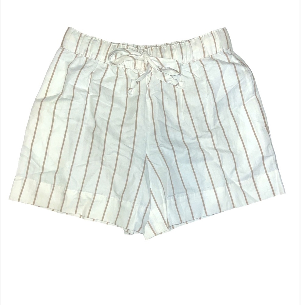 Poplin Tie-Waist Shorts